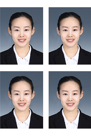 兩寸黑白證件照
